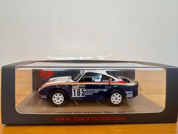 Spark Porsche 959 60 Rothmans N 185 2nd Rally Paris Dakar 1986 J.ickx C.brasseur 1:43 S7814