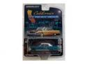 CHASE 1973 Cadillac Sedan deVille - Teal 1:64 Scale Model - Greenlight 63010F