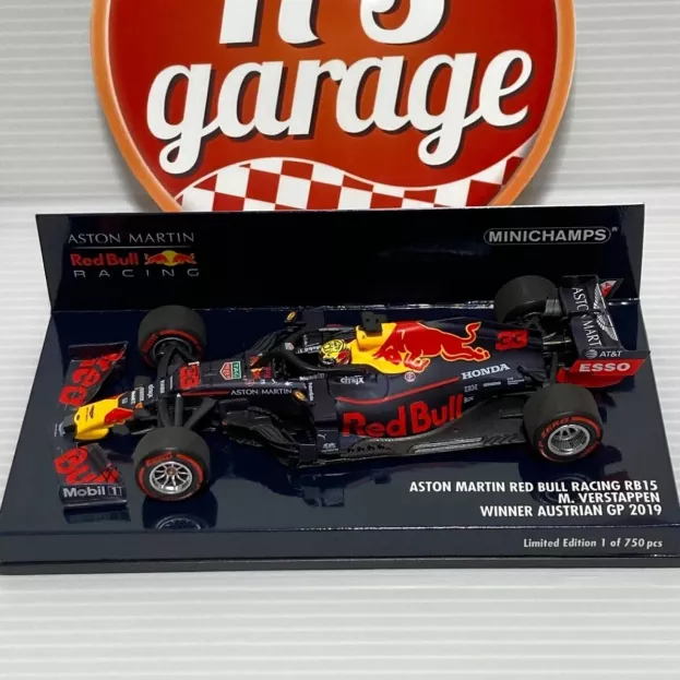 Minichamps Red Bull F1 Rb15 Team Aston Martin N 33 Winner Austrian Gp 2019 M.verstappen 1:43 410190933
