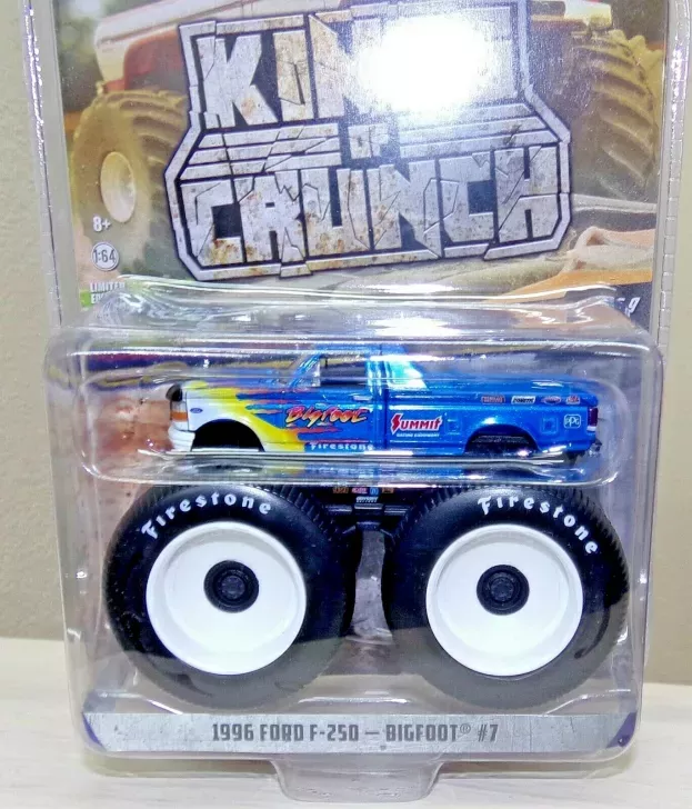 Greenlight Ford F-250 Pick-up Bigfoot Monster Truck 1996 1:64 49090A