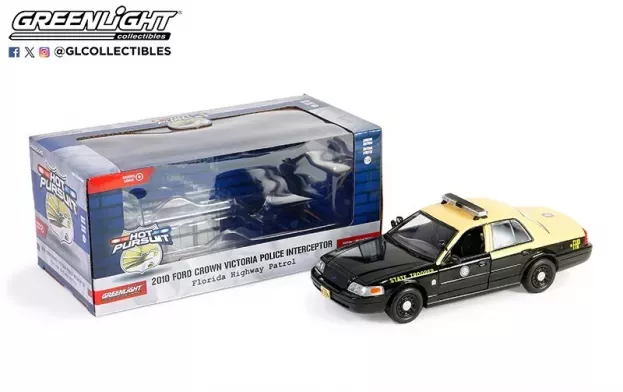 Greenlight Ford Crown Victoria Police Interceptor Florida 2010 1:24 85583
