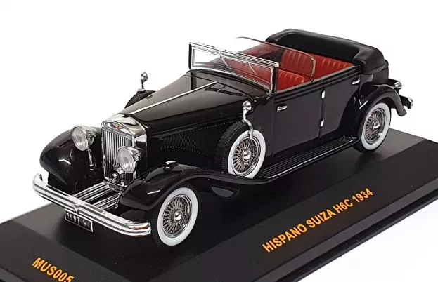 IXO Models Hispano Suiza H6c Cabriolet 1934 1:43 MUS005
