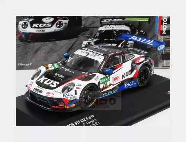 IXO Models Porsche 911 991 Gt3 R Team Kus 75 Bernhard N 74 Adac Gt Masters 2021 J.fittje D.pereira 1:43 LEGT43034