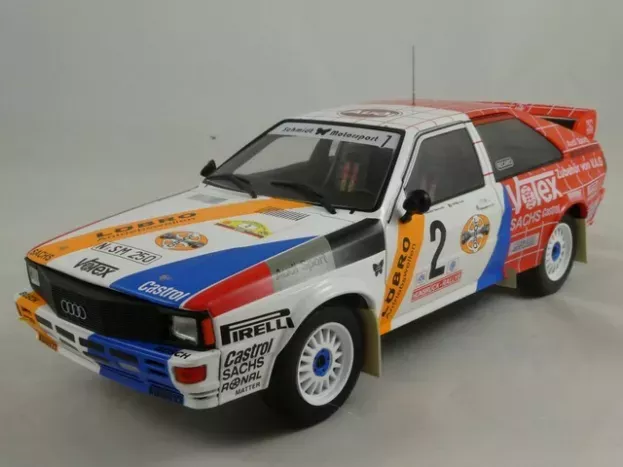 IXO Models Audi Quattro Team Schmidt Motorsport N 2 Rally Hunsruck 1984 H.demuth W.lux 1:18 18RMC010