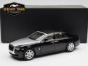 1/18 Kyosho Rolls-Royce Ghost Black & Silver Diecast Model 008802BKS2