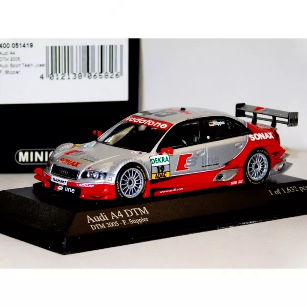 Minichamps Audi A4 Dtm Audi Sport Team Joest N 19 Dtm 2005 F.stipper 1:43 400051419