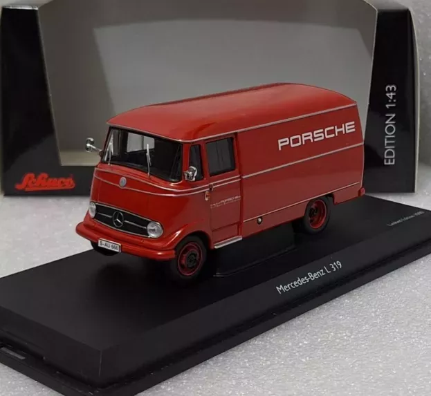 Schuco Mercedes L319 Van Porsche 1:43 3352