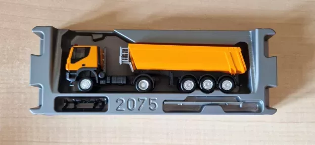 Herpa Iveco Trakker Truck Cassone Ribaltabile 2-assi 2017 1:87 315111