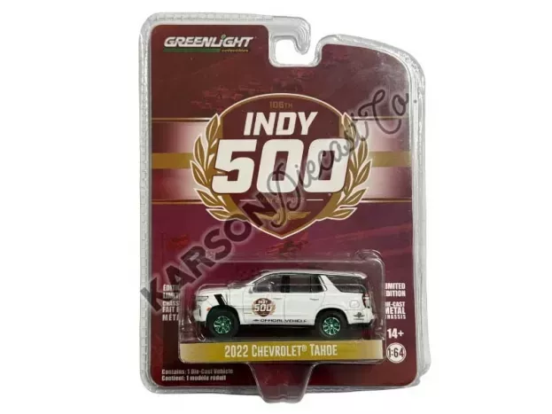 Greenlight Chevrolet Tahoe Official Pace Car Indianapolis 500 Mile Race 2022 1:64 28120F