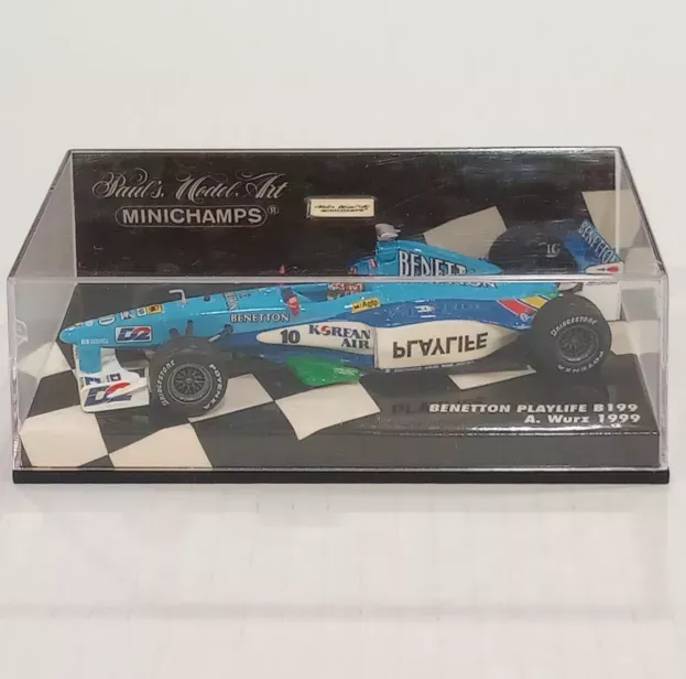 Minichamps Benetton F1 B199 N 10 Season 1999 A.wurz 1:43 430990010