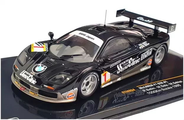 IXO Models Mclaren F-1 Gtr Bmw 6.1l V12 Team Gtc Gulf Racing N 1 Winner 1000km Suzuka 1995 Ray Bellm Maurizio Sandro Sala Masanori Sekiya 1:43 GTM054