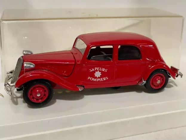 Solido Citroen 15 Cv Pompiers Fire Engine Ville De Paris 1938 Vigile Del Fuoco 1:43 4033