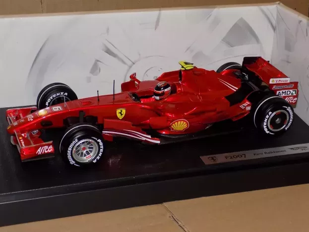 Hot Wheels Ferrari F1 F2007 N 6 Kimi Raikkonen Season 2007 World Champion 1:18 N4658