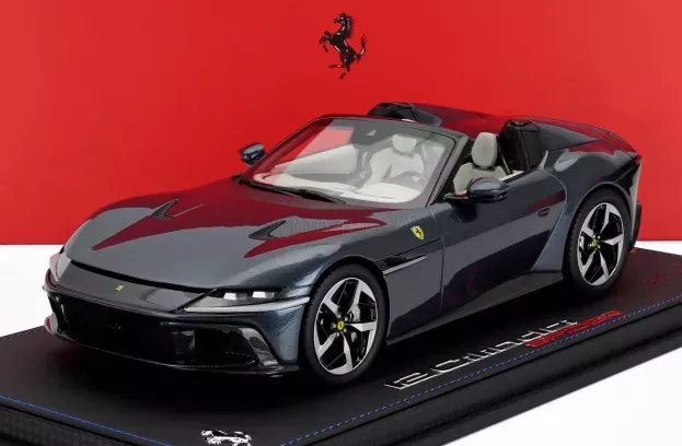 BBR Ferrari 12cilindri V12 830cv Spider Open 2024 Con Vetrina With Showcase 1:18 P18251C-VET