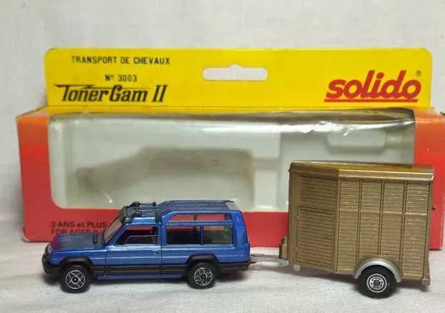 Solido Talbot Matra Rancho With Trailer Trasport De Chevaux Horses Transport 1978 1:43 3003