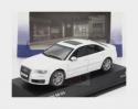 1:43 SOLIDO Audi A8 S8 (D3) 2010 White SL4313302 Model