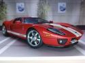 AUTOart 1/18 Ford GT 2004 Red with White Stripe 73021 Model Car