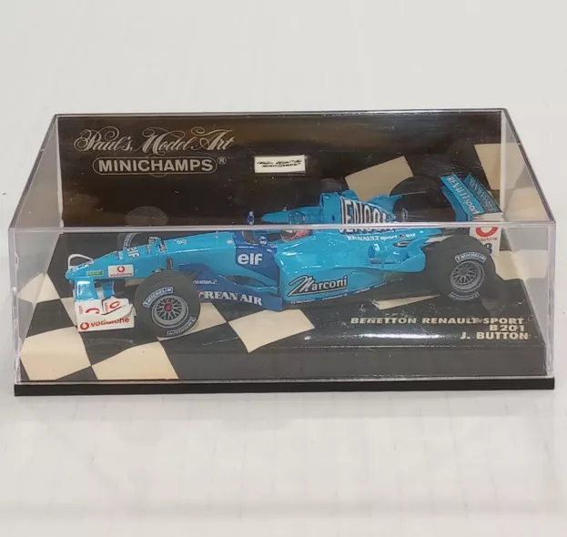 Minichamps Benetton F1 Renault B201 N 8 2001 J.button 1:43 400010008