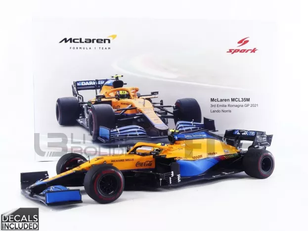Spark Mclaren F1 Mcl35l Team Mclaren N 4 3rd Emilia Romagna Imola Gp 2021 Lando Norris 1:18 18S585