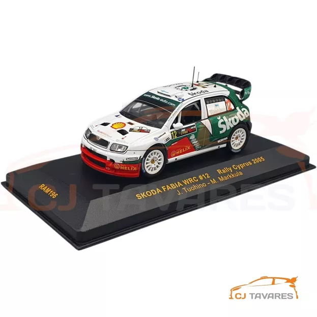 IXO Models Skoda Fabia Wrc N 12 Rally Cipro 2005 M.markkula J.tuohino 1:43 RAM196
