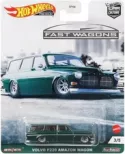 Hot Wheels Fast Wagons Volvo P220 Amazon Wagon Green 2021 GRJ64 1:64 Scale