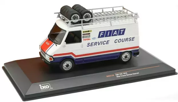 IXO Models Fiat 242 Van Fiat Assistance Rally Montecarlo 1979 1:43 RAC273X