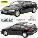 Honda CRX Coupe 2nd Generation 1987-91 Type ED9 Black 1:18 Norev 188010