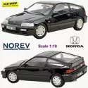 Honda CRX Coupe 2nd Generation 1987-91 Type ED9 Black 1:18 Norev 188010