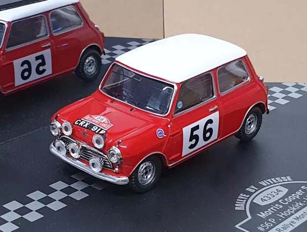 Vitesse Morris Mini Cooper S N 56 Rally Di Montecarlo 1965 P.hopkirk H.liddon 1:43 43334