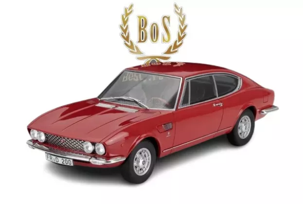 BoS Models Fiat Dino 2000 Coupe Ferrari Engine 1966 1:18 BOS025