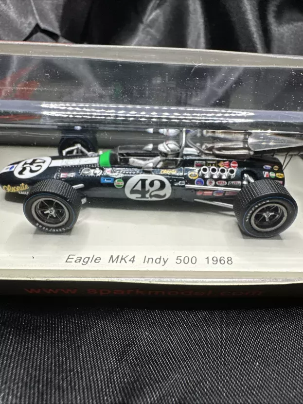 Spark Eagle Mk4 N 42 Indy 500 Indianapolis 1968 Denny Hulme 1:43 S4258
