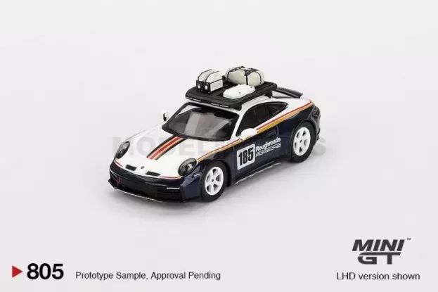 Mini GT Porsche 911 992 N 953 Rally Dakar Roughroads Design Paket Coupe 2023 1:64 MGT00805-L