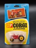 Vintage Corgi Juniors - NO.34 B.M. Volvo 400 Farm Tractor MOC 