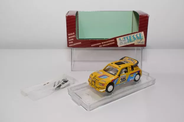 Vitesse Peugeot 205 Turbo 16 Camel N 205 9th Paris Dakar 1987 Vatanen Giroux 1:43 303