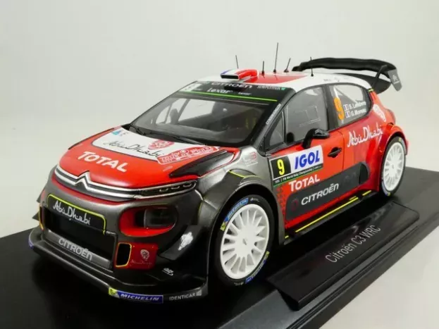 Norev Citroen C3 Wrc Abu Dhabi N 9 Rally Tour De Corse 2017 S.lefebvre G.moreau 1:18 181633