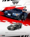 Mini GT 1:64 Nissan Skyline GT-R/R32 Nismo Gunmetal W/Matsuda Figure MGT00869-R