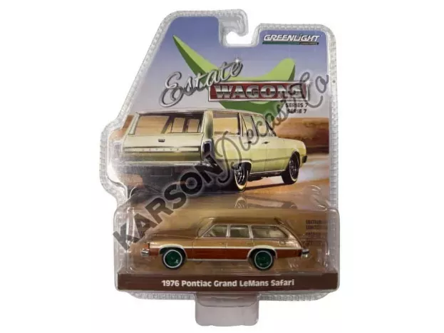 Greenlight Pontiac Grand Le Mans Safari Station Wagon 1976 1:64 36040E