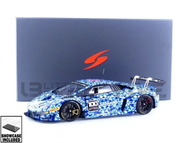Spark Lamborghini Huracan Gt3 Team Squadra Corse N 100 Test Car 24h Spa 2018 1:18 18S528
