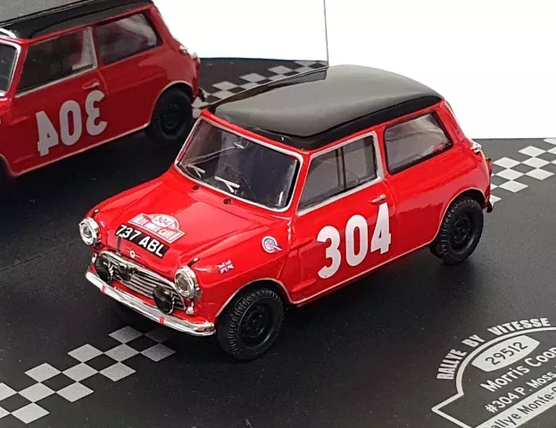 Vitesse Morris Mini Cooper N 304 1st Dames Rally Montecarlo 1962 P.moss A.wisdom 1:43 29512