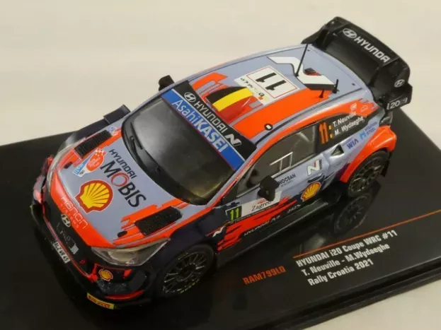 IXO Models Hyundai I20 Coupe Wrc N 11 Rally Croatie 2021 T.neuville M.wydaeghe 1:43 RAM799LQ