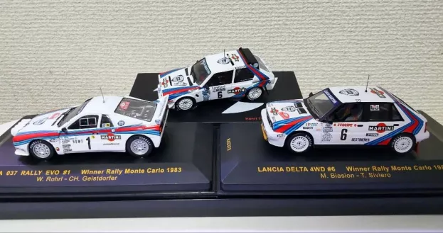 IXO Models Lancia Delta 4wd Martini N 6 Winner Rally Montecarlo 1987 M.biasion 1:43 RAC078