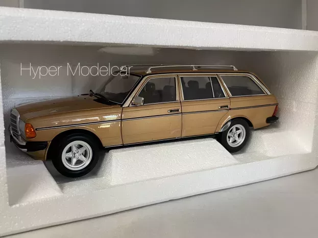 Norev Mercedes E-class 200te Sw Station Wagon T-model s123 1982 With Amg Package Wheels And Front Spoiler 1:18 183739