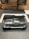 SOLIDO 1967 SHELBY GT 500 1/18 DIECAST MODEL with BLACK STRIPES GREY S1802905