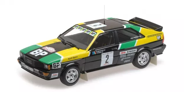 Minichamps Audi Quattro Team Audi Sport N 2 Rally 1000 Pistes 1981 M.mouton F.pons 1:18 155811122