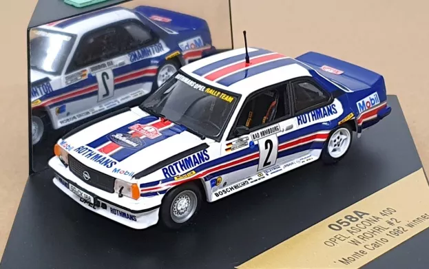 Vitesse Opel Ascona 400 N 2 Winner Rally Montecarlo 1982 W.rohrl C.geistdorfer 1:43 058A