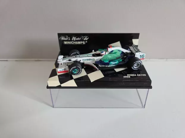 Minichamps Bar F1 Ra108 Honda N 16 Race Version 2008 J.button 1:43 400080016
