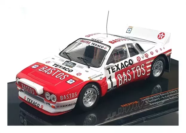 IXO Models Lancia 037 Evo 2 Bastos N 1 Rally Haspengouw 1986 P.snijers D.colebunders 1:43 RAC341LQ