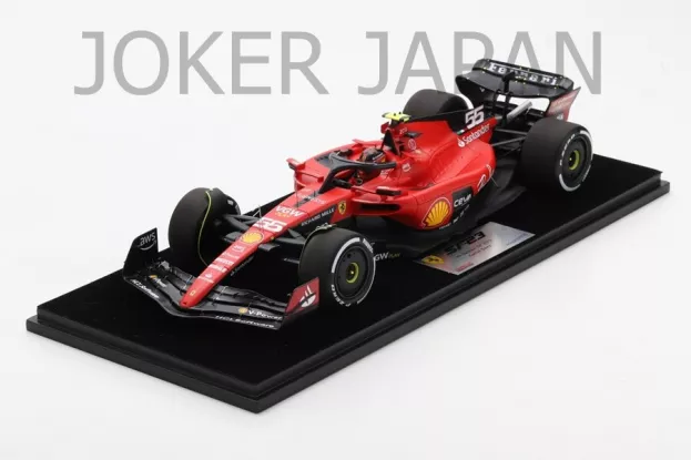 Looksmart Ferrari F1 Sf-23 Team Scuderia Ferrari N 55 4th Bahrain Gp 2023 Carlos Sainz Con Vetrina With Showcase 1:18 LS18F1052