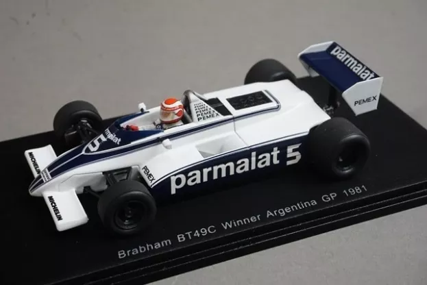 Spark Brabham F1 Bt49c Parmalat N 5 Winner Argentina Gp 1981 N.piquet 1:43 S4347