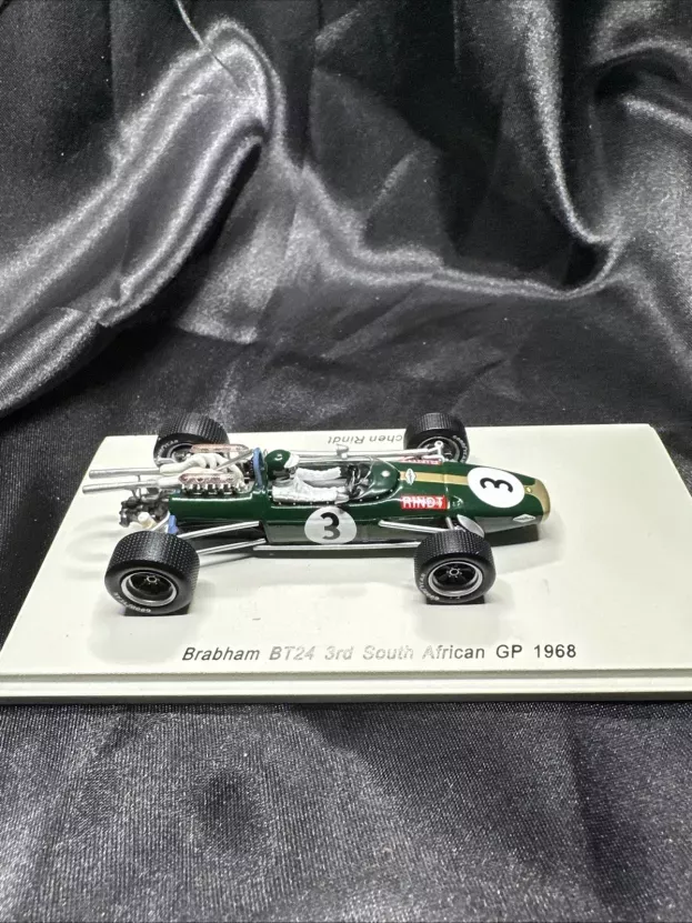 Spark Brabham F1 Bt24 N 3 3rd South African Gp 1968 Jochen Rindt 1:43 S4337